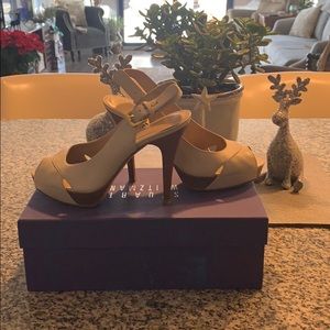 Stuart Weitzman Yelp heels 7.5 Petal Nappa